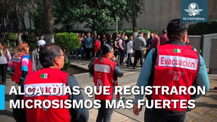 Los epicentros de microsismos más intensos en CDMX