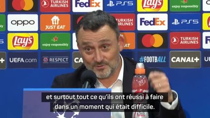 Lens - Haise félicite ses joueurs pour leur caractère "dans un moment qui était difficile"