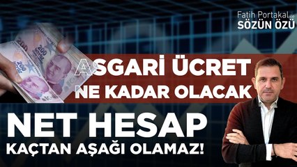 FATİH PORTAKAL 2024 YILI ASGARİ ÜCRETİN NE OLACAĞINI AÇIKLADI! NET HESAP VE KAÇTAN AŞAĞI OLAMAZ!