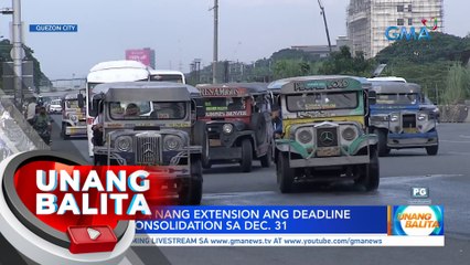 PBBM: Wala nang extension ang deadline ng PUV consolidation sa Dec. 31 | UB