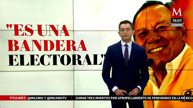 Es una bandera electoral: Jesús Zambrano sobre propuesta para desaparecer órganos autónomos