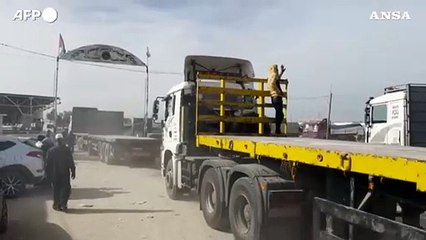 Gaza, gli aiuti umanitari arrivano nella Striscia