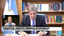 Informe desde Buenos Aires: ministro de Economía anunció paquete de medidas económicas