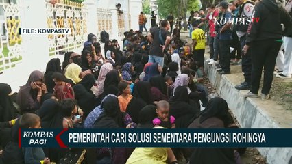 Begini Kondisi 137 Pengungsi Rohingya yang Ditampung di Lahan Parkir Balai Meuseuraya