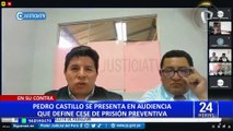 Pedro Castillo: Poder Judicial evaluó cese de prisión preventiva por golpe de Estado