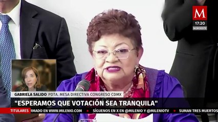 El Congreso de la Ciudad de México votará por la ratificación de Ernestina Godoy