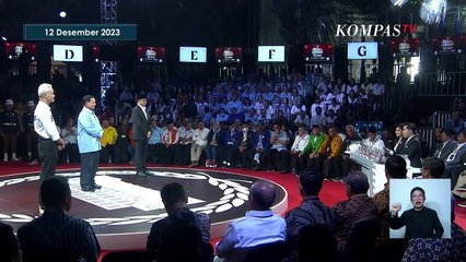 Ini Jawaban Prabowo Ditanya Ganjar soal Putusan MK di Debat Perdana Capres 2024