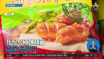 [경제 톡톡톡]1년간 37개 제품 용량 줄였다