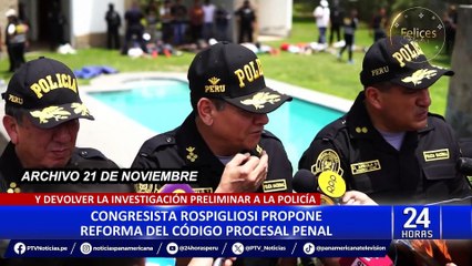 Fernando Rospigliosi sobre caso búnker en Pachacámac: "Demuestra el fracaso del nuevo Código Procesal Penal"