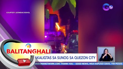 4, nakaligtas sa sunog sa Quezon City | BT