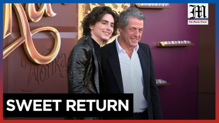 Timothée Chalamet, 'Wonka' cast walk red carpet in Los Angeles