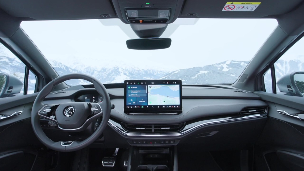 Der 2024 Škoda Enyaq - Neue Features und verbesserte Menüführung ermöglichen intuitivere Bedienung und neue Sicherheitsfunktionen