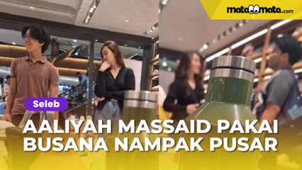 Aksi Aaliyah Massaid Pakai Busana Nampak Pusar
