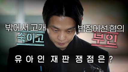 [영상] 밖에서 고개 숙이고 법정에선 혐의 부인...유아인 재판 쟁점은? / YTN