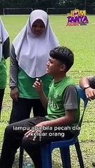 lampu toilet pecah masa tengah mandi #bintangkecilmy #streetinterview #tekateki