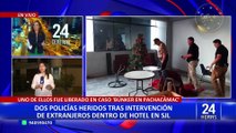 SJL: dos policías heridos tras intervención de delincuentes extranjeros en hostal