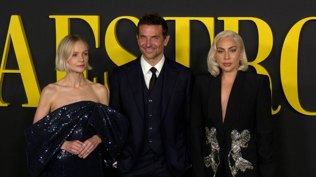 Carey Mulligan, Bradley Cooper, Lady Gaga attend Netflix's Maestro Los Angeles special screening black carpet