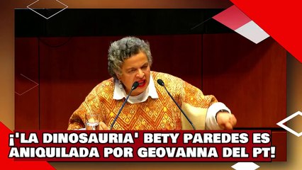 ¡VEAN! ¡la dinosauria bety paredes es aniquilada por Geovanna Bañuelos por atacar al IMSS-bienestar!