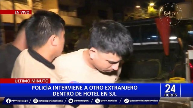 SJL: dos policías heridos tras intervención de delincuentes extranjeros en hostal