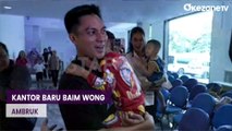 Detik-Detik Kantor Baru Baim Wong Ambruk Saat Room Tour Perdana