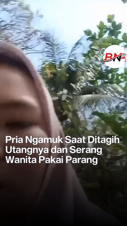 Seorang Pria Mengamuk saat Di tagih hutang Di desa Cengal Barat
