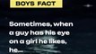 Sometimes, when a guy has his eye on a girl he likes, he...