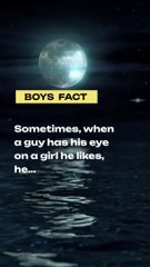 Sometimes, when a guy has his eye on a girl he likes, he...
