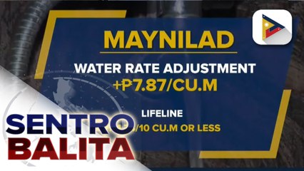 Maynilad at Manila Water, magpapatutupad ng taas-singil simula sa Enero;
