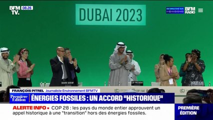 COP28: les pays du monde entier approuvent un appel historique à une "transition" hors des énergies fossiles