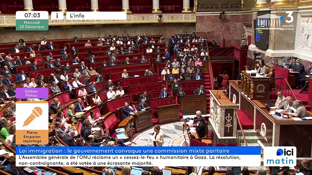13/12/2023 - Le 6/9 de France Bleu Poitou en vidéo