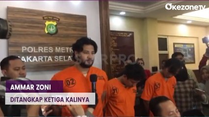 Baru Bebas, Ammar Zoni Kembali Ditangkap Atas Dugaan Penyalahgunaan Narkoba