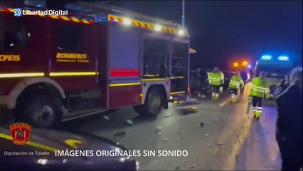 Un muerto y cinco heridos en un brutal accidente provocado por un kamikaze en Toledo