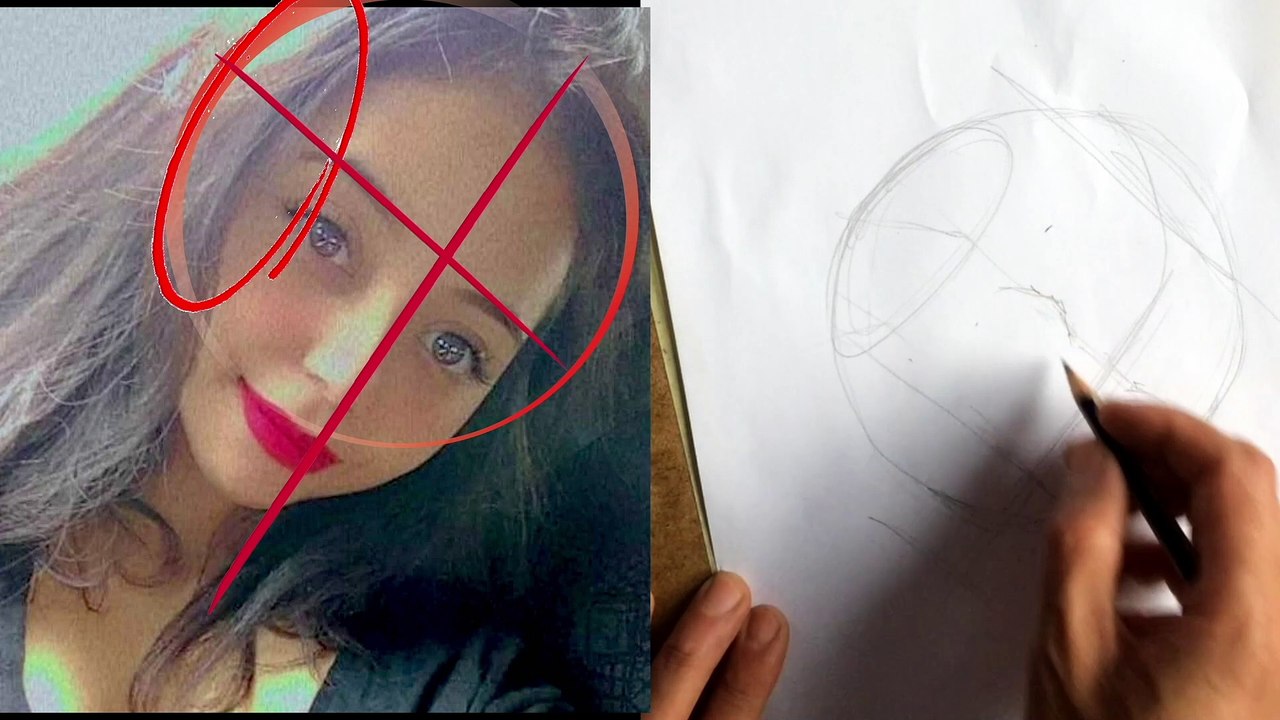 Learn to draw portraits with a simple pencil step by step with the Loomis method