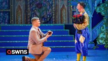 Pantomime star left shocked after boyfriend proposed during performance