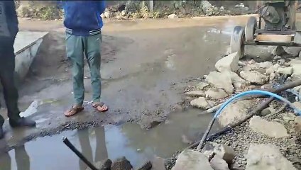 CC Road not repaired even after a month