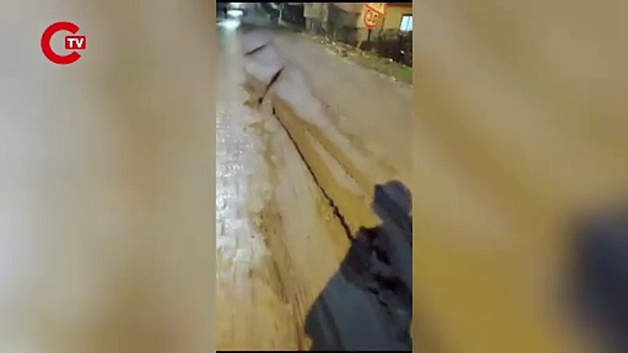 Araç Belediyesi'nin çalışmasına sabotaj
