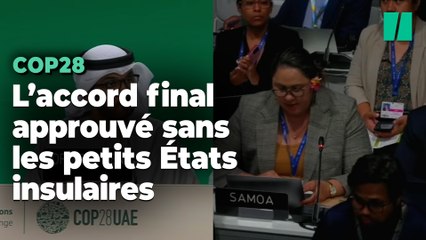 À la COP28, les Samoa et les petites îles furieuses de l’accord voté en leur absence
