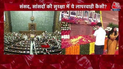 Two people staged protest outside Parliament