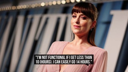 Dakota Johnson 'can easily' sleep for '14 hours'