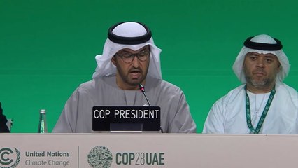 The global stocktake text has been adopted at the Cop28 conference in Dubai