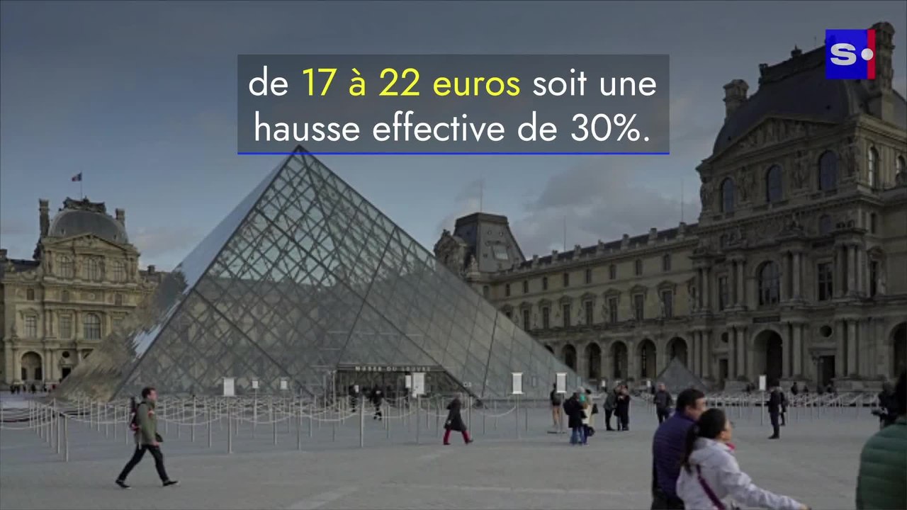 Le prix du billet d'entrée au musée du Louvre passe de 17 à 22 euros