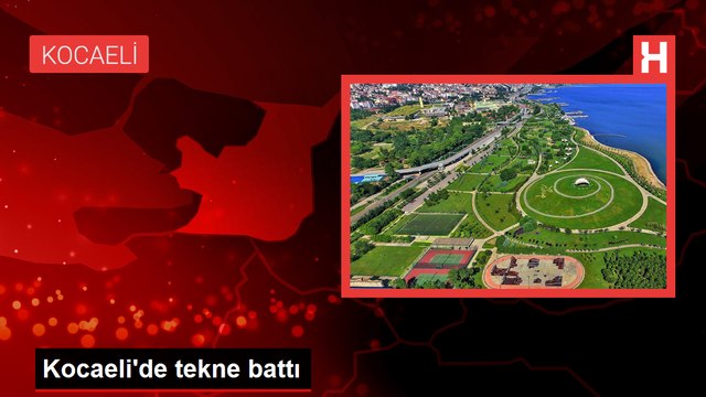 Kocaeli'nin Başiskele ilçesinde tekne battı! Olay yerine çok sayıda ekip sevk edildi