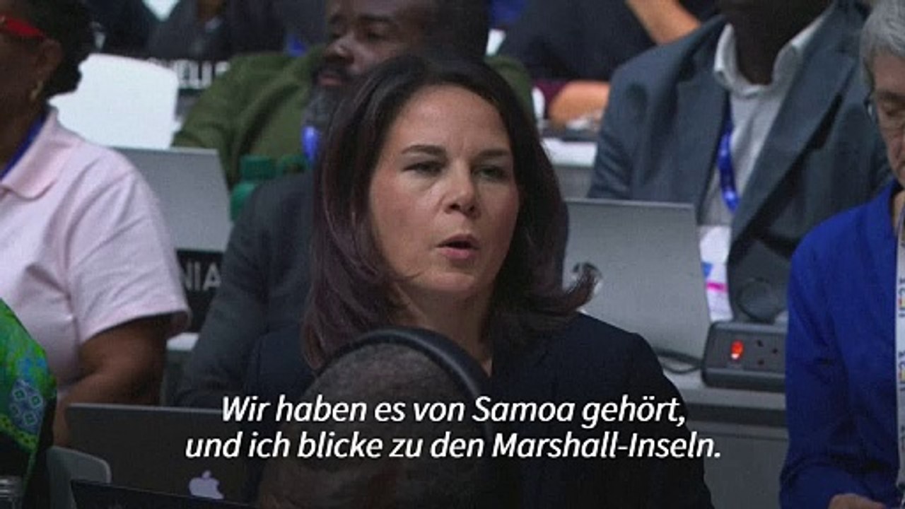 Baerbock: Beschluss der Weltklimakonferenz 'erst der Startpunkt'