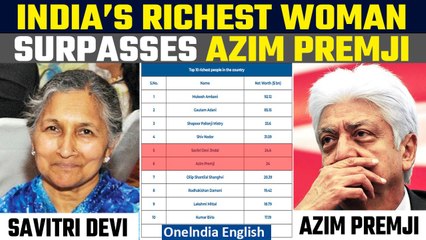 India's Wealthiest Woman, Savitri Jindal Outgrows Software Tycoon Azim Premji in Net Worth |Oneindia