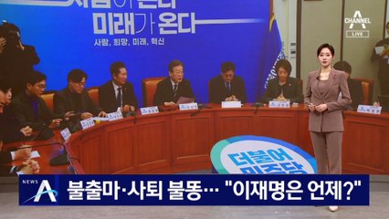 여권발 불출마·사퇴 불똥…비명 “이재명 대표는 왜 못해?”