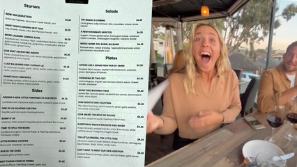 Couple Change Menu Items To Hilariously Reveal Pregnancy | Happily TV