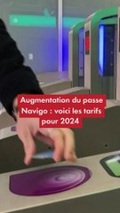 Augmentation du passe Navigo : voici les tarifs pour 2024