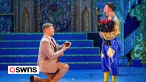 Pantomime star left shocked after boyfriend proposed during performance
