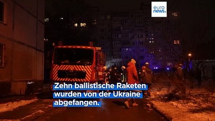 Heftigster Raketenangriff auf Kiew seit über einem Jahr