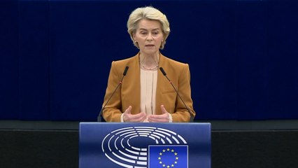 Descargar video: Guerre Israël-Hamas : Ursula von der Leyen « en faveur de sanctions » contre les colons extrémistes en Cisjordanie